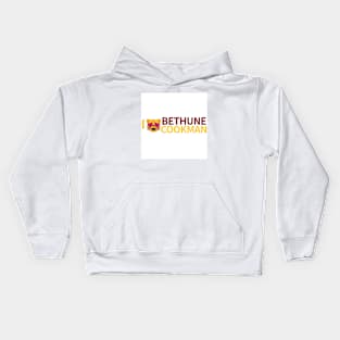 I Heart Eyes Cat Emoji Bethune Cookman Kids Hoodie